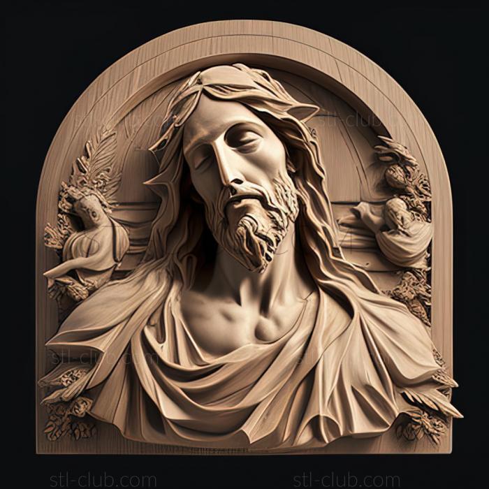 3D model st jesus (STL)